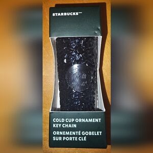 Starbucks 2024 Gemstone Cold Cup Ornament Key Chain